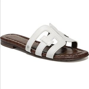 Sale ! Sam Edelman Geo Cutout Sandals White NWT